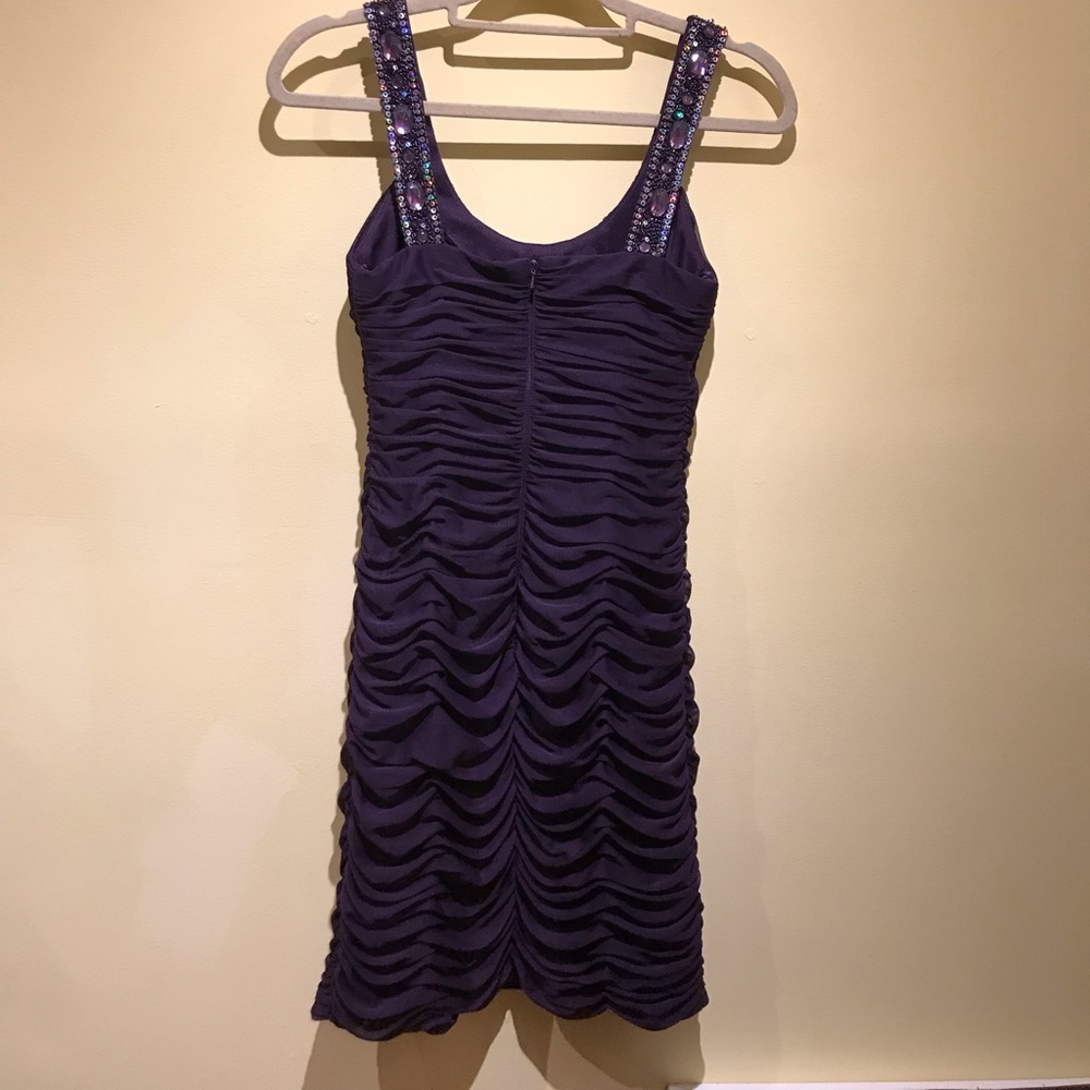 Cache Beaded Mini Dress - Picture 2 of 5